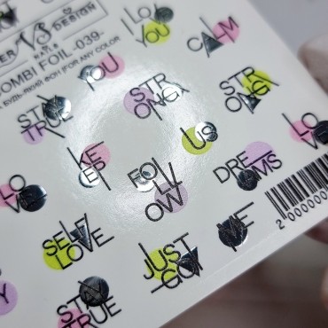 Pegatina al agua Combi Foil 039 VS