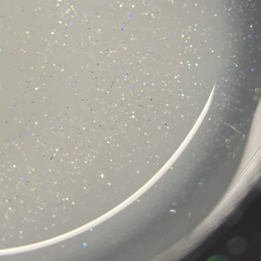 Gel constructor Dark Medium Gel 34, Blanco con micro brillo, 15 ml