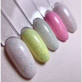 Top sin pegajosidad Shine 02 Dark, Purpurina Multicolor, 10 ml