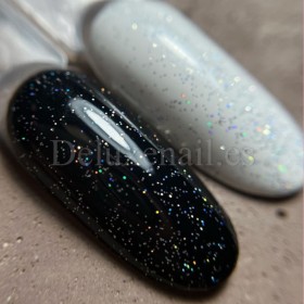 Top sin pegajosidad Shine 02 Dark, Purpurina Multicolor, 10 ml