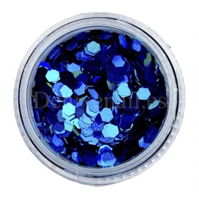 Lentejuelas 008, Azul, 2,5 mm