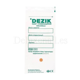 Bolsas de esterilización Dezik, 100x200 mm, 100 uds, auto sellantes, color blanco