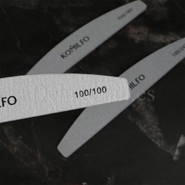 Lima media luna Komilfo, 80/80 Grit