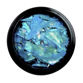 Concha Rota perlada 002, Azul Turquesa, 2 gr