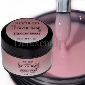 Color Base French 002 sin pincel Komilfo, Rosa, 30 ml