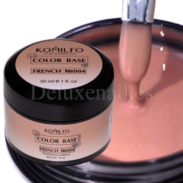 Color Base French 004 sin pincel Komilfo, Capuchino, 30 ml