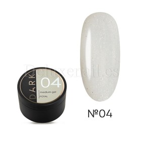 Gel Medium Potal Gel 04 Dark, Blanco Lechoso con foil dorado, 15 ml