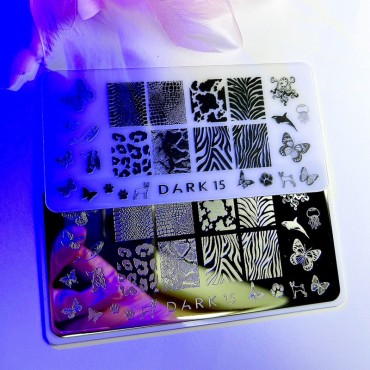 Placa Pequeña 15 Dark