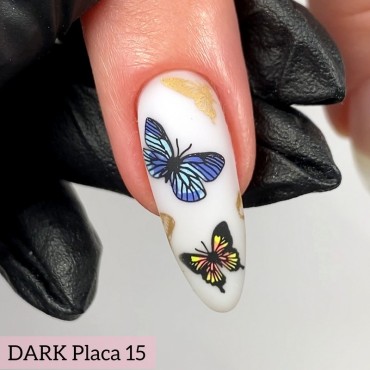 Placa Pequeña 15 Dark