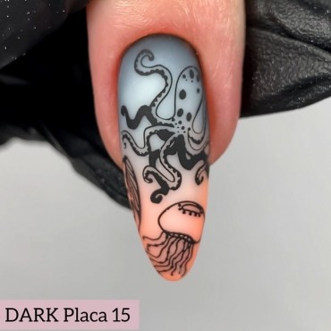 Placa Pequeña 15 Dark