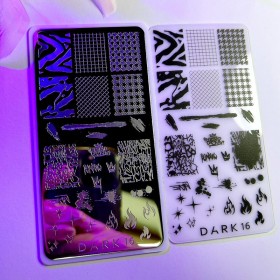 Placa Pequeña 16 Dark