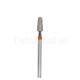 Fresa Roja Cono Redondeado Kmiz, Ø3.5 mm, grano suave, ref: 856.104.198.080.035