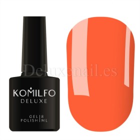 Esmalte Permanente Komilfo D260, Naranja Neón, 8 ml