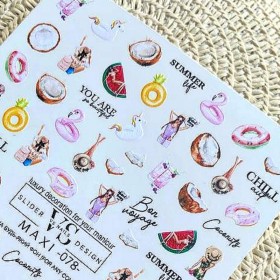 Pegatina al agua Maxi 078 VS