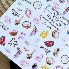 Pegatina al agua Maxi 078 VS