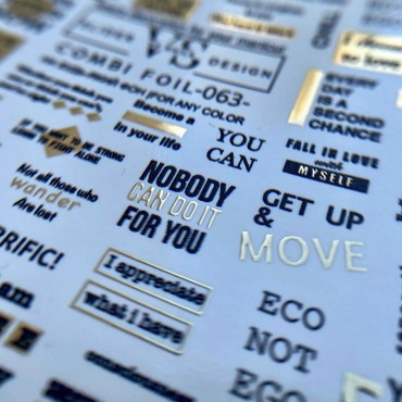 Pegatina al agua Combi Foil 063 VS