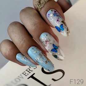 Pegatina al agua con foil F129 Lak