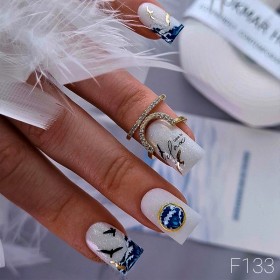 Pegatina al agua con foil F133 Lak