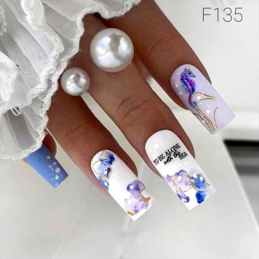 Pegatina al agua con foil F135 Lak