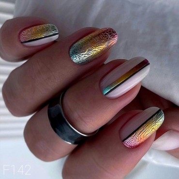 Pegatina al agua con foil F142 Lak