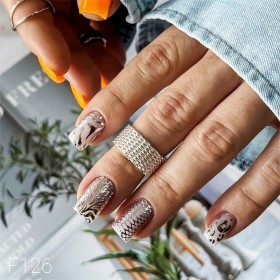 Pegatina al agua con foil F126 Lak