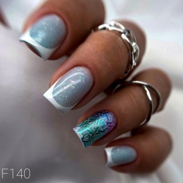 Pegatina al agua con foil F140 Lak