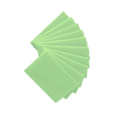 Toallitas densas sin pelusa 6x4, verde, 500 uds (0,47€/100 uds)