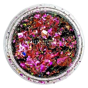 Chameleon Glitter metallic flakes - copos Yuki 186 (verde/rojo/dorado)