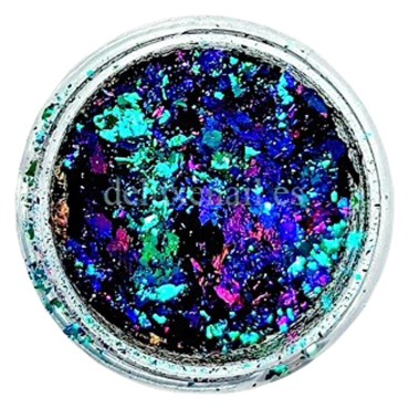 Chameleon Glitter metallic flakes - copos Yuki 189 (azul/verde)