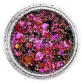 Chameleon Glitter metallic flakes - copos Yuki 193 (dorado/rosa/morado)
