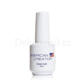 Base Gel Mild American Creator, Base Elástica (Prebase), Transparente, 15 ml