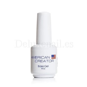 Base Gel Mild AMERICAN CREATOR, base elástica, transparente, 15 ml