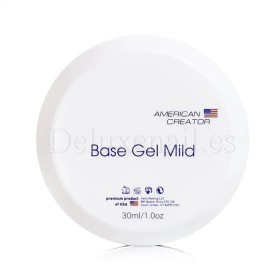 Base Gel Mild AMERICAN CREATOR, base elástica, transparente, 30 ml