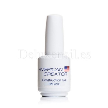 Construction Gel Frigate AMERICAN CREATOR, base rigida camuflaje blanca, 15 ml