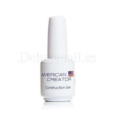 Construction Gel AMERICAN CREATOR, base rigida transparente, 15 ml