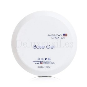 Base Gel AMERICAN CREATOR, base elástica, transparente, 30 ml