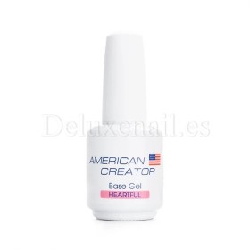 Base Gel Heartful American Creator, Base de color, Rosa,15 ml