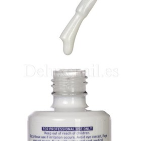 Base Gel Milky Glow AMERICAN CREATOR, base camuflaje, blanco lechoso con micro brillo, 15 ml