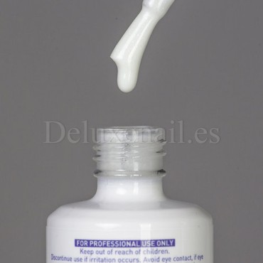 Base Gel Milky Glow AMERICAN CREATOR, base camuflaje, blanco lechoso con micro brillo, 15 ml
