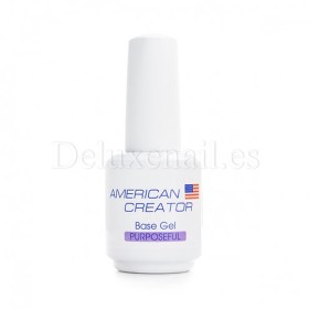 Base Gel Purposeful AMERICAN CREATOR, base camuflaje, violeta, 15 ml