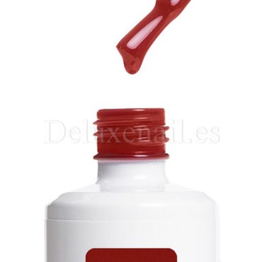Esmalte Permanente Bravura American Creator, Rojo con micro brillo, 15 ml
