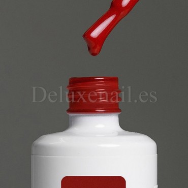 Esmalte Permanente Bravura American Creator, Rojo con micro brillo, 15 ml