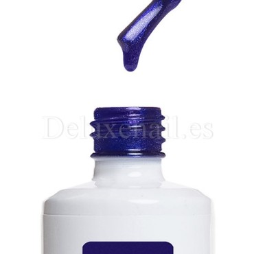 Esmalte Permanente Collapsar American Creator, Azul real con purpurina, 15 ml