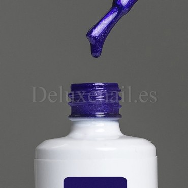 Esmalte Permanente Collapsar American Creator, Azul real con purpurina, 15 ml