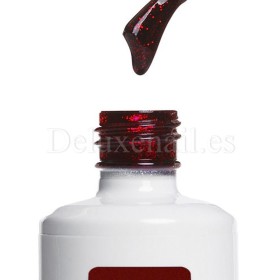 Esmalte Permanente Donna American Creator, Granate con purpurina roja, 15 ml