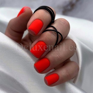 Esmalte Permanente Sunset American Creator, Coral neón anaranjado, 15 ml