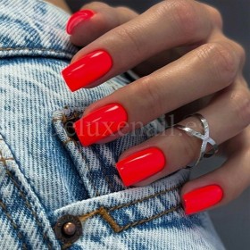 Esmalte Permanente Sunset American Creator, Coral neón anaranjado, 15 ml