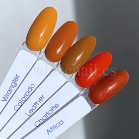 Esmalte Permanente Africa American Creator, Canela con micro brillo, 15 ml