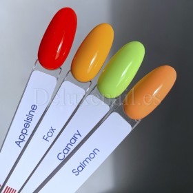 Esmalte Permanente Salmon American Creator, Amarillo anaranjado neón, 15 ml