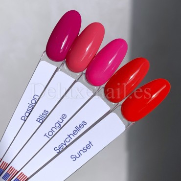 Esmalte Permanente Sunset American Creator, Coral neón anaranjado, 15 ml